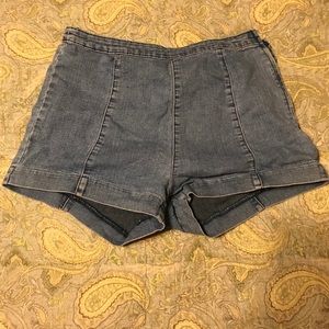 High waisted shorts